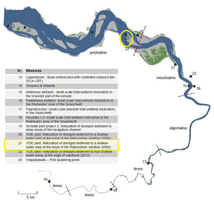 Figure 1. Location of the Walsoorden sandbar